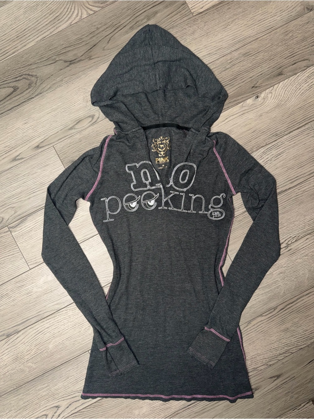 Vintage Y2K Victoria’s Secret pink hoodie
